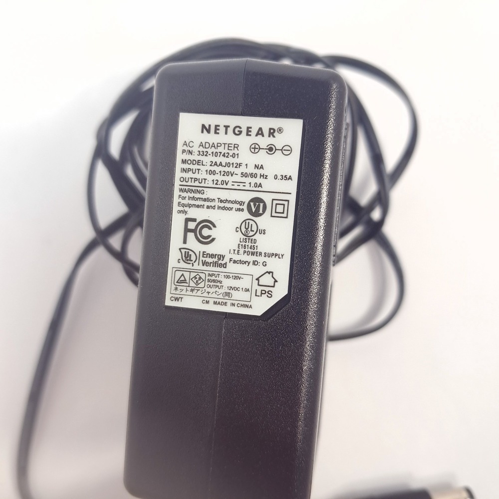 Netgear 2AAJ012F 1 12V AC Adapter Power Supply adapter modem cord genuine OEM